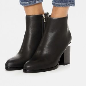 Alexander Wang Black Gabi Cut Out Heel Boots
